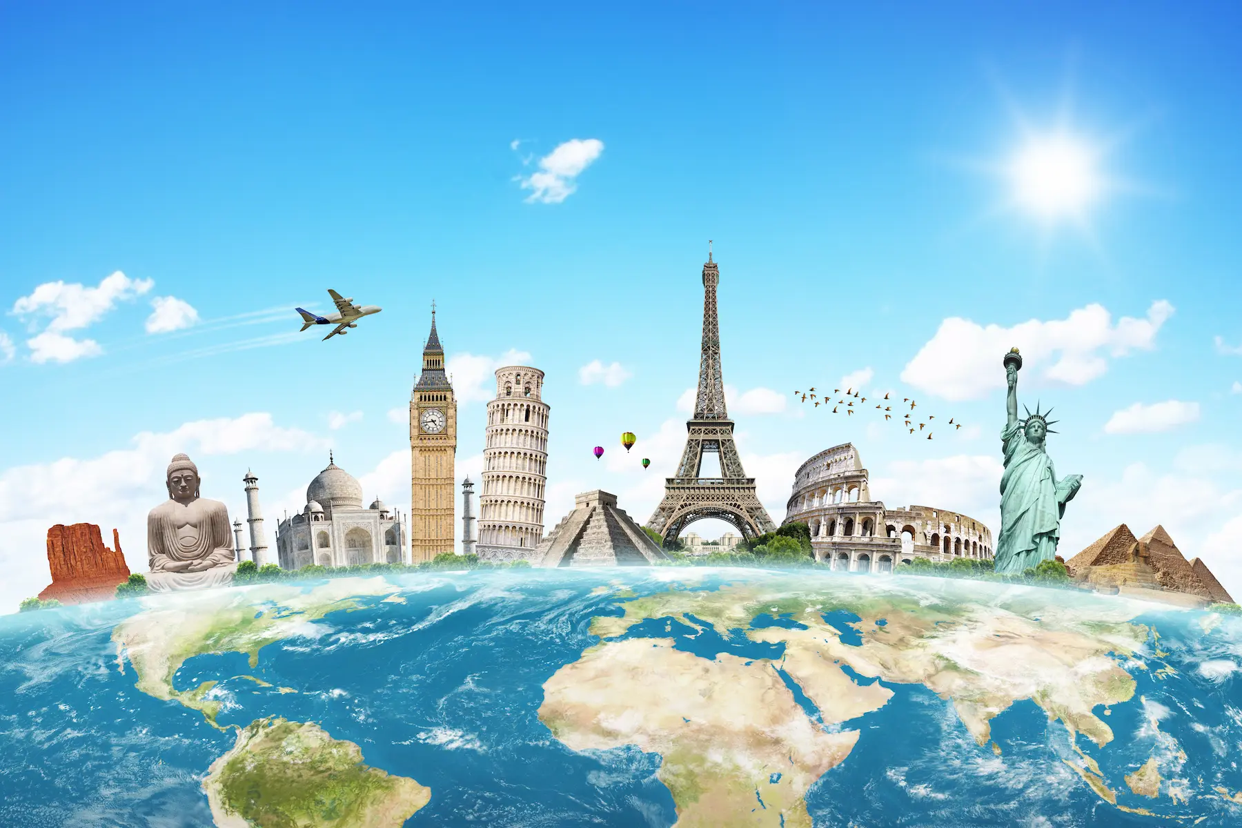 Travel blog background